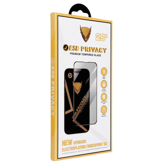 Film de protection Écran Privacy OG Premium pour Apple iPhone 17 Pro, Verre Trempé, Full Glue