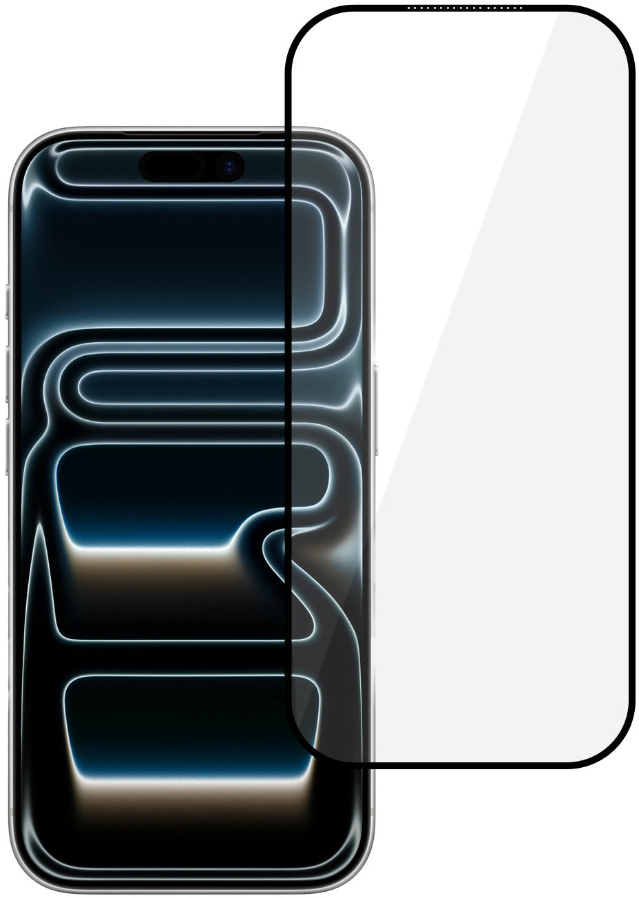 Tel Protect 10X HD DLC Diamond Coating Displayschutzfolie für Apple iPhone 18 Pro Max / 17 Pro Max, gehärtetes Glas, vollflächig klebend, schwarz