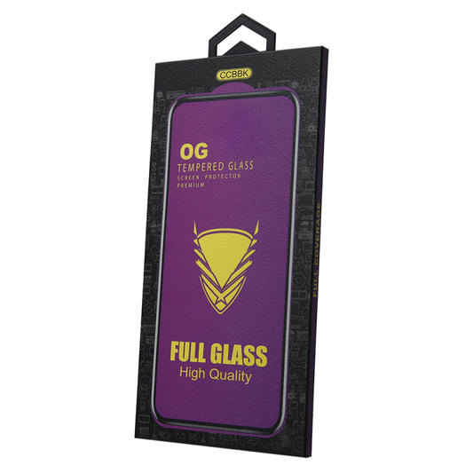 OEM OG Premium Screen Protector for Samsung Galaxy A04e A042 / A03 Core A032 / A03s A037, Glass Shielded, Full Glue, Black