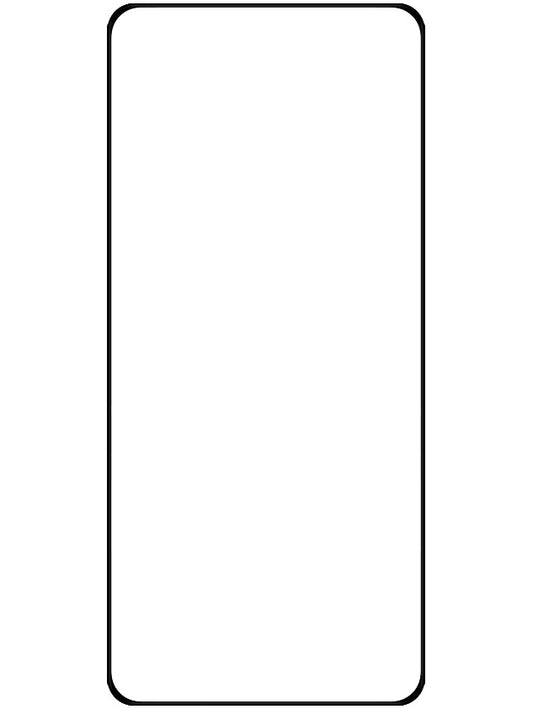 OEM Displayschutzfolie für Samsung Galaxy A54 A546, abgeschirmtes Glas, Vollverklebung, 9D, Schwarz