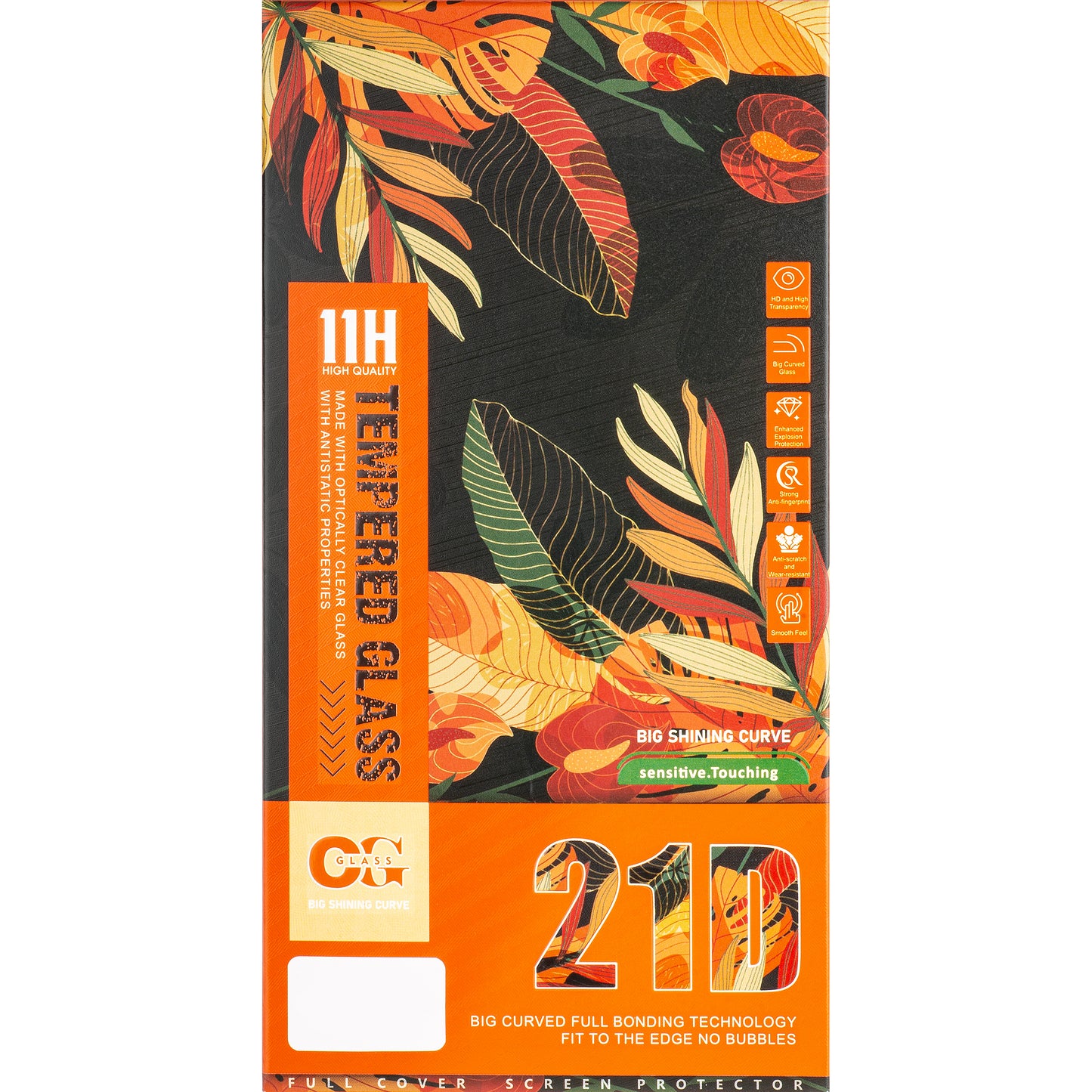 Pellicola protettiva schermo OEM per Samsung Galaxy A25 A256, Vetro Temperato, Full Glue, 21D, Nera