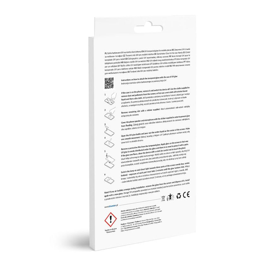 Blue Star Film de protection d'écran pour Samsung Galaxy S22 Ultra 5G S908, Verre de protection, Colle UV