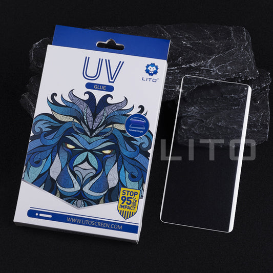 Pellicola protettiva per schermo Lito per Samsung Galaxy Note 10+ 5G N976 / Note 10+ N975, Vetro temperato, Colla UV, 3D