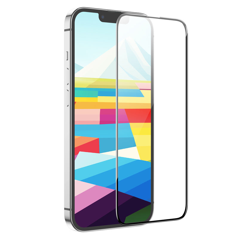 Film de protection d'écran HOCO G16 pour Apple iPhone 15 Plus, Verre Trempé, Full Glue, 5D, Noir