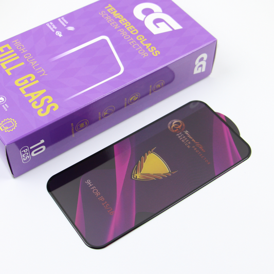 Pellicola protettiva per schermo OG Premium per Samsung Galaxy A54 A546, vetro temperato, Full Glue, set da 10 pezzi, nero