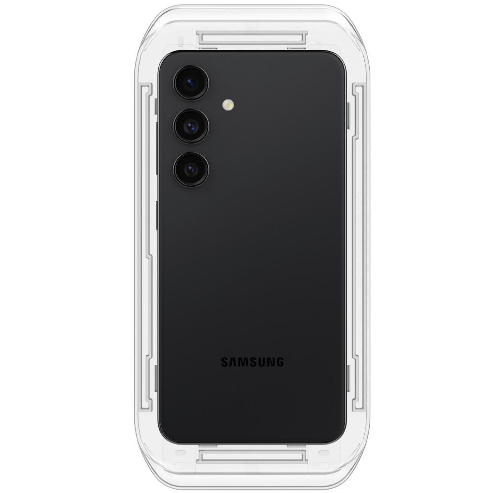 Film de protection d'écran Spigen GlastR EZ FIT pour Samsung Galaxy S25+ S936 / S24+ S926, Verre Trempé, Full Glue, Set de 2 pièces AGL07432