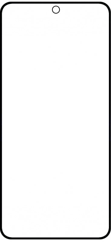 Protezione dello schermo opaca OEM per Samsung Galaxy A35 5G A356, schermo di vetro, colla completa, 6D, nero