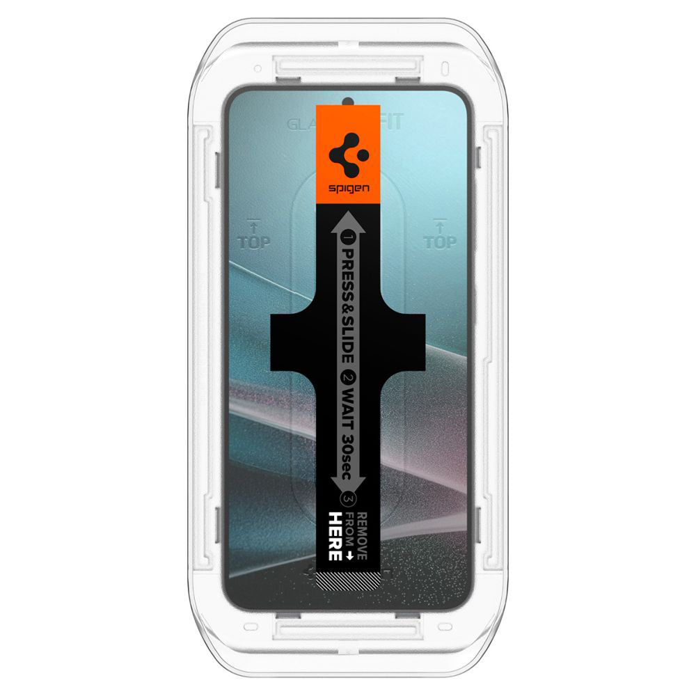 Film de protection écran Privacy Spigen GlastR EZ FIT HD pour Samsung Galaxy S25+ S936 / S24+ S926, Verre Trempé, Full Glue, Lot de 2 pièces
