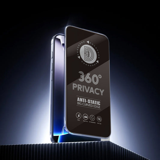 Pellicola protettiva per schermo Privacy OEM 360 per Samsung Galaxy A37 5G, Vetro temperato, Full Glue