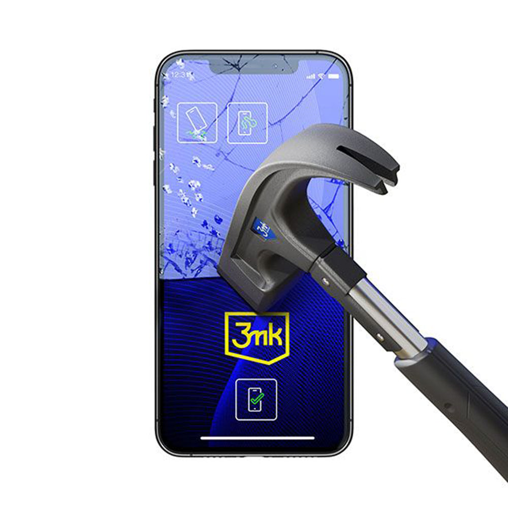 3MK FlexibleGlass Displayschutzfolie für Apple iPhone 13, Flexibles Glas, Vollflächig Klebend