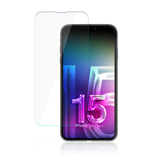 3MK FlexibleGlass Displayschutzfolie für Apple iPhone 15, Flexibles Glas, Vollkleber