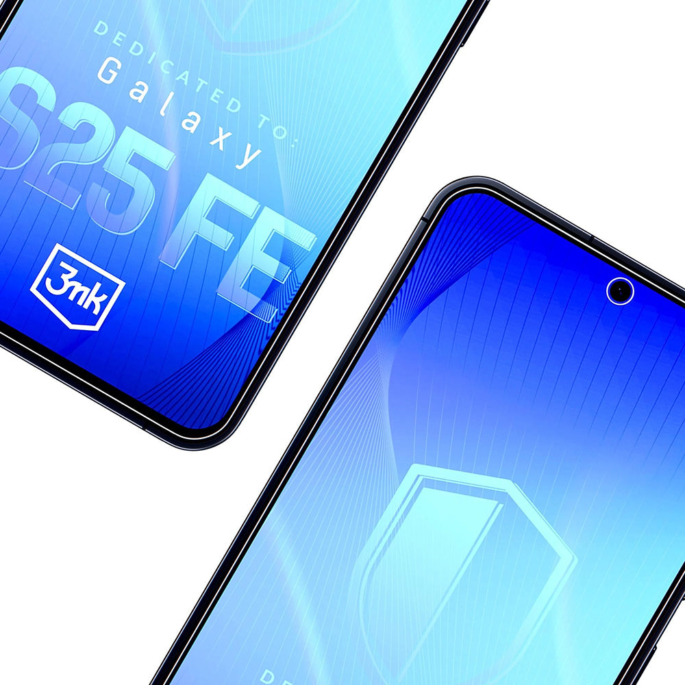 Pellicola Protettiva Schermo 3MK FlexibleGlass per Samsung Galaxy S25 FE, Vetro Flessibile, Full Glue