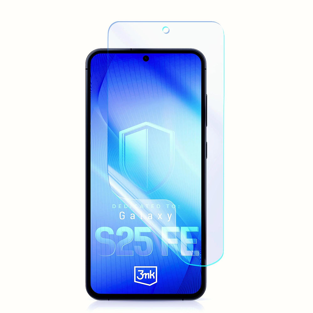 Pellicola Protettiva Schermo 3MK FlexibleGlass per Samsung Galaxy S25 FE, Vetro Flessibile, Full Glue