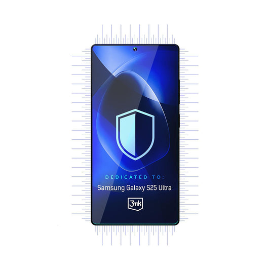 Pellicola protettiva per schermo 3MK FlexibleGlass per Samsung Galaxy S25 Ultra S938, Vetro Flessibile, Colla Completa