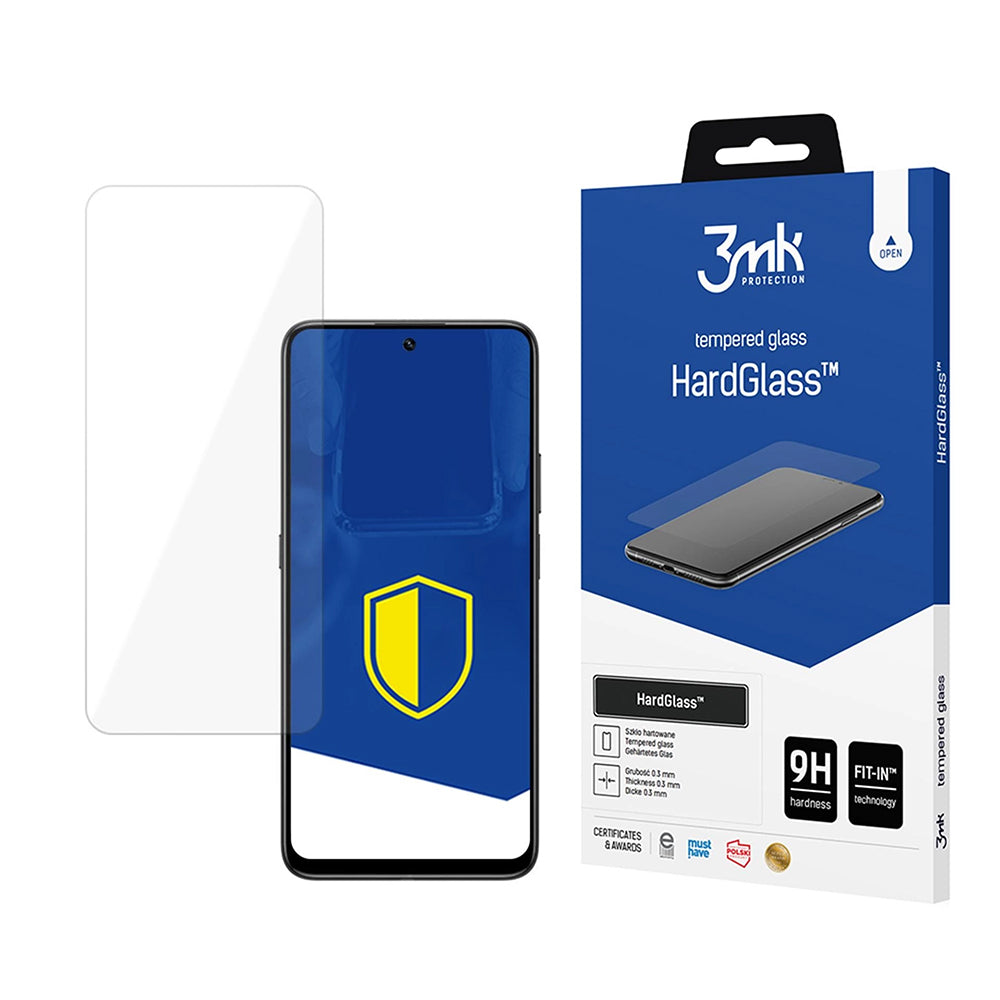 3MK HardGlass Screen Protector for Honor 400 Smart 4G / 400 Smart 5G, Tempered Glass, Full Glue