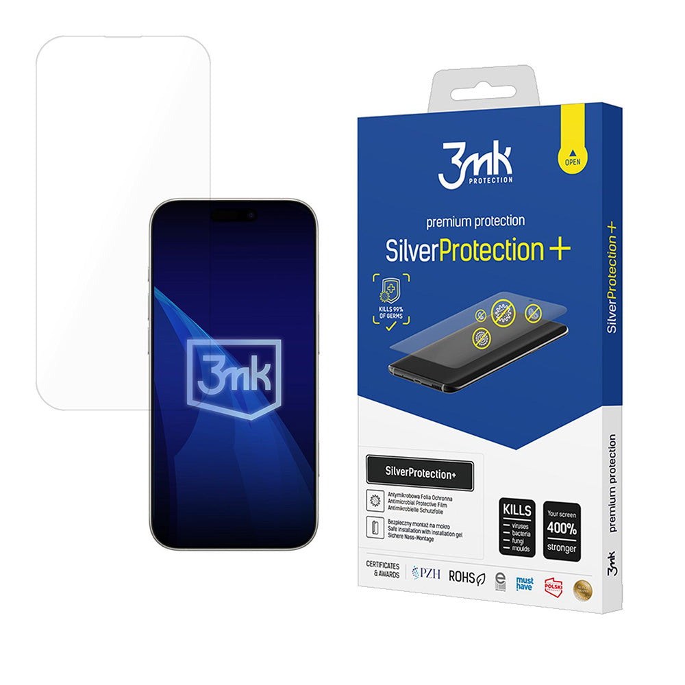 Pellicola Protettiva Schermo 3MK Silver Protect+ per Apple iPhone 17 Pro, Plastica