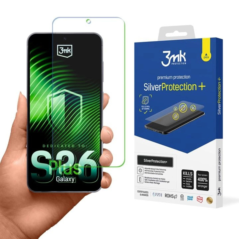 Pellicola protettiva per schermo 3MK Silver Protect+ per Samsung Galaxy S26 Plus S947, Plastica