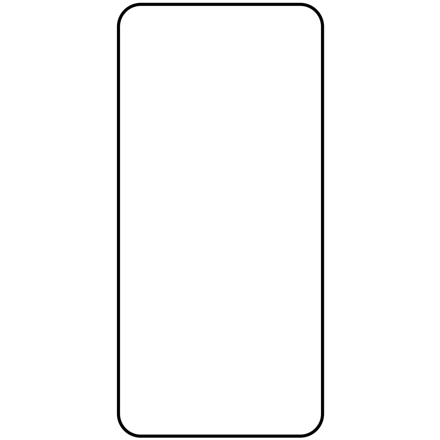 Film de protection d'écran Blue Shield pour Motorola Edge 50 Neo, Verre Trempé, Colle Complète, Compatible avec les Coques, Noir