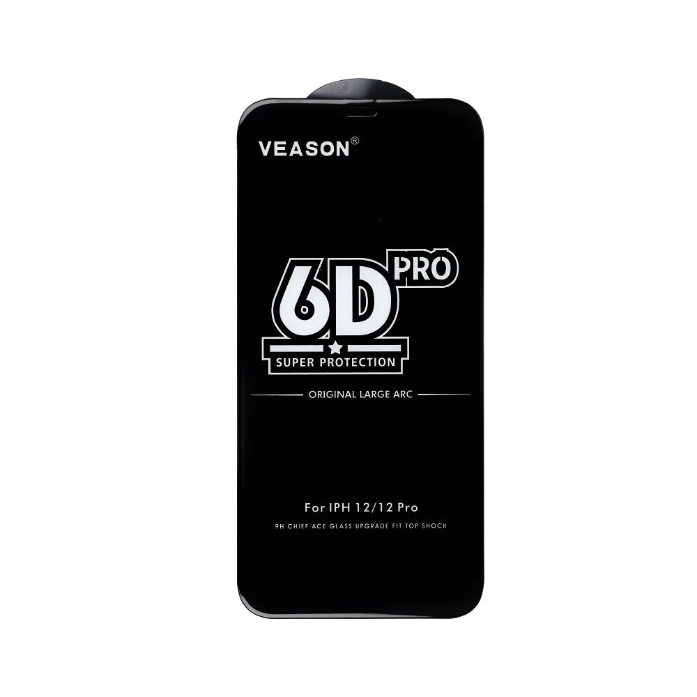 Pellicola Protettiva Schermo Veason PRO per Samsung Galaxy A55 5G A556 / A35 5G A356, Vetro Temperato, Full Glue, 6D, Nero
