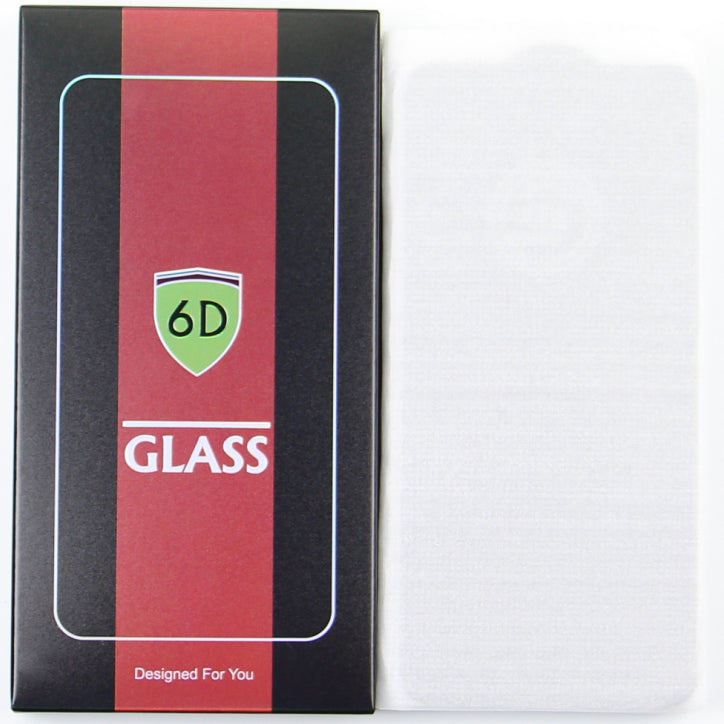 Pellicola protettiva schermo OEM per Apple iPhone 17e / 16e / 14 / 13 Pro, Vetro temperato, Colla completa, Set da 10 pezzi, 6D, Nero