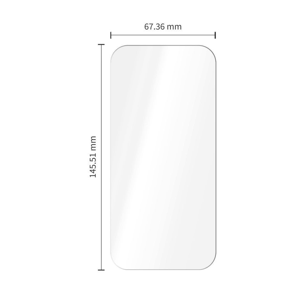Pellicola protettiva per schermo Tech-Protect OneTouch per Apple iPhone 18 Pro Max / 17 Pro Max, Vetro temperato, Full Glue, Set 2 pezzi, Trasparente