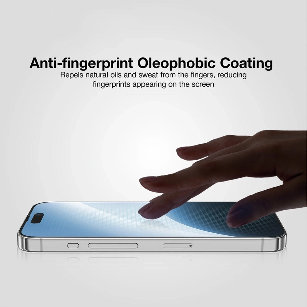 Pellicola Protettiva Schermo Anank 10X Reinforced CG per Apple iPhone 17 Pro Max, Vetro Temperato, Full Glue, 2.5D, Nera