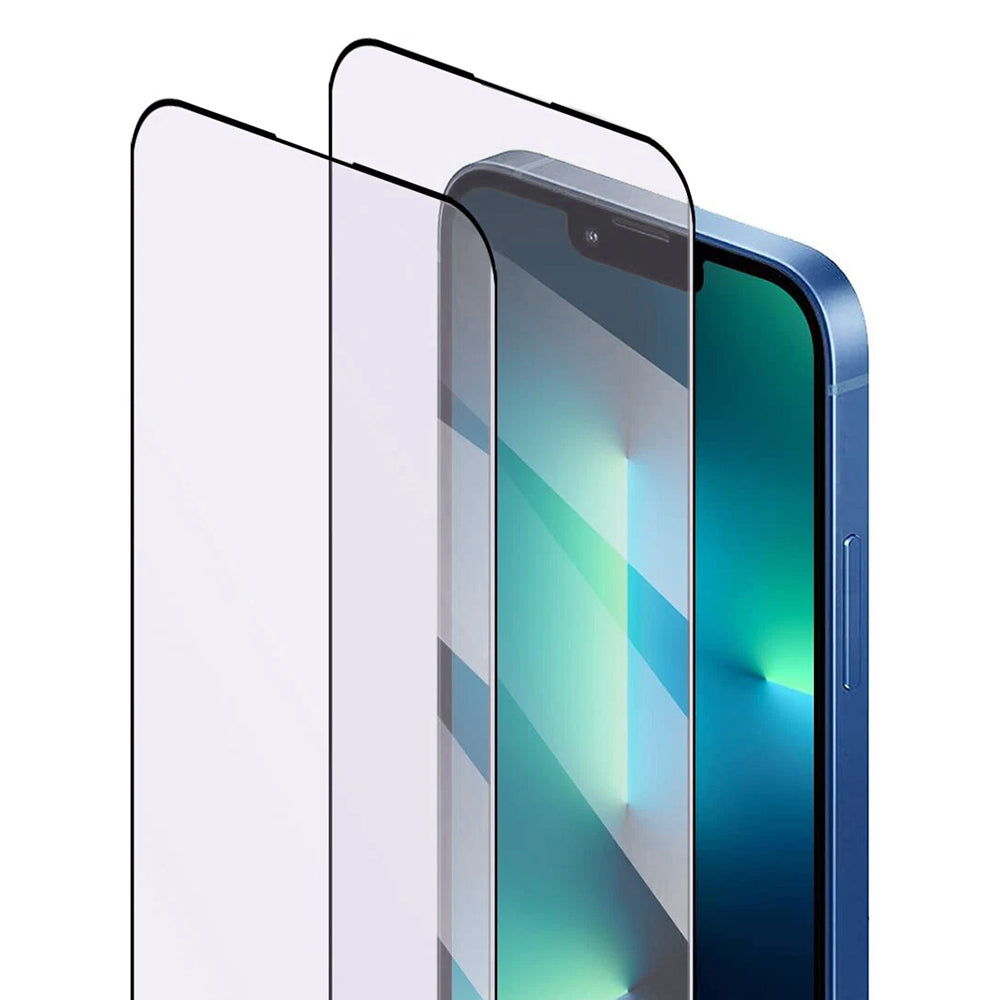 Schutzfolie Anti Blue Light Anank 5X Verstärkt für Apple iPhone 17 Pro, Gehärtetes Glas, Vollverklebung, 2.5D, Schwarz