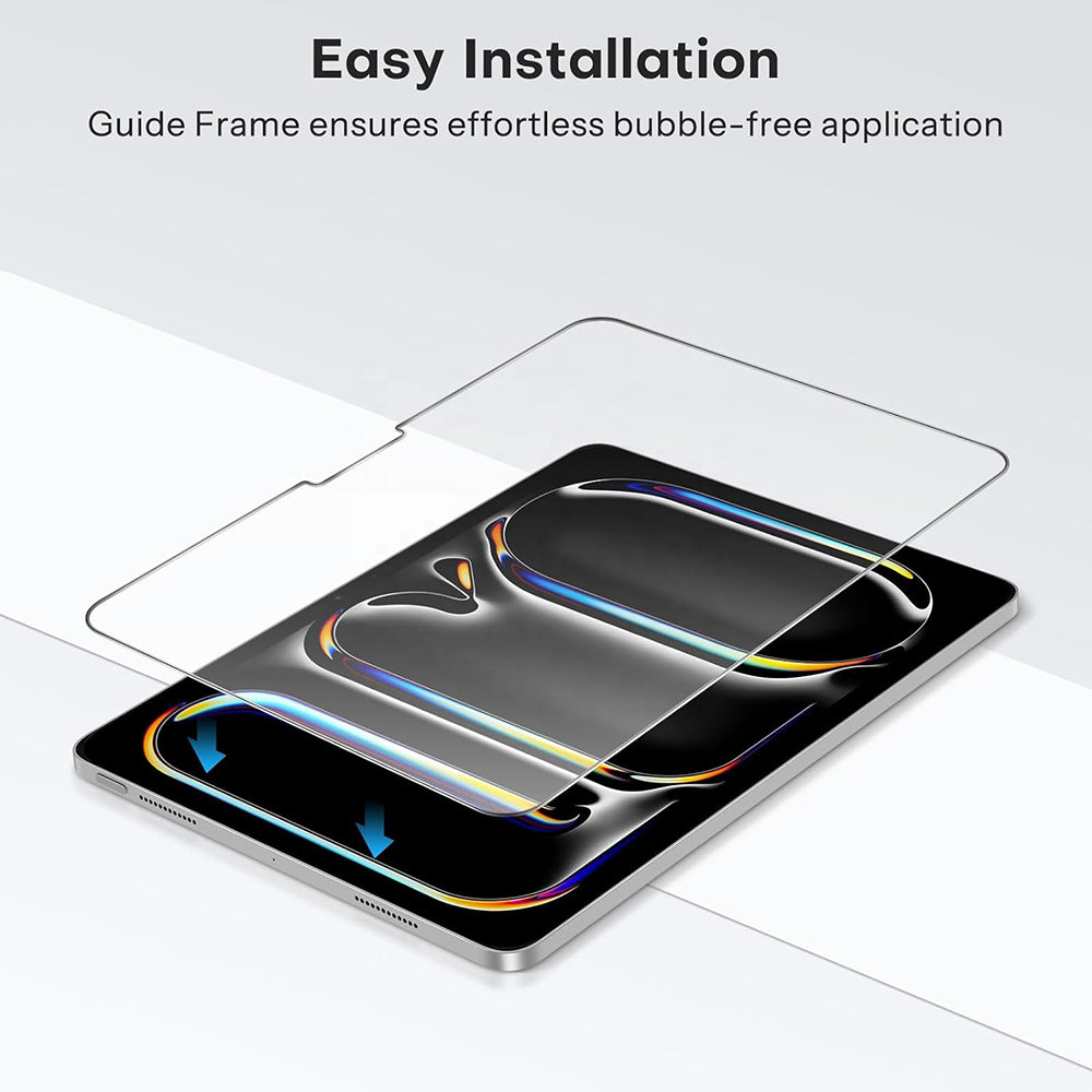Pellicola protettiva per schermo Blueo HD per Apple iPad Pro 13 (2024), Vetro temperato, Full Glue