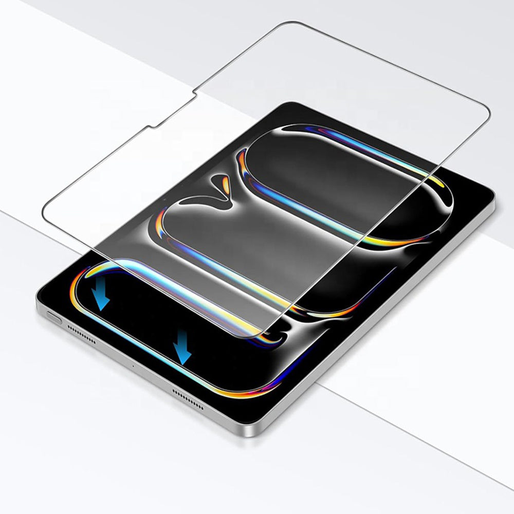 Pellicola protettiva per schermo Blueo HD per Apple iPad Pro 13 (2024), Vetro temperato, Full Glue