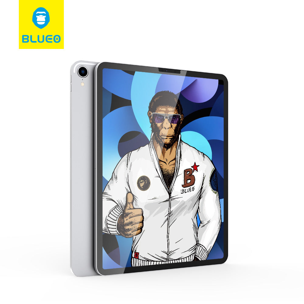 Pellicola Protettiva Schermo Blueo per Apple iPad Pro 12.9 (2022) / Pro 12.9 (2021) / Pro 12.9 (2020), Vetro Temperato, Full Glue