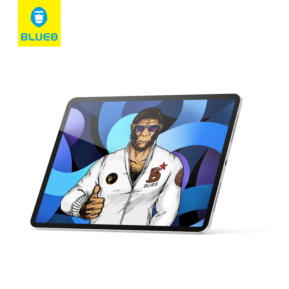 Pellicola Protettiva Schermo Blueo per Apple iPad Pro 12.9 (2022) / Pro 12.9 (2021) / Pro 12.9 (2020), Vetro Temperato, Full Glue