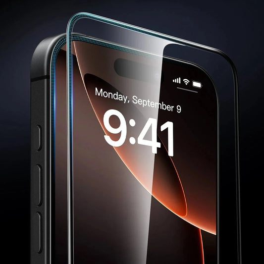 Film de protection d'écran ESR Armorite UltraFit pour Apple iPhone 17 Air, Verre Trempé, Full Glue, Lot de 3 pièces