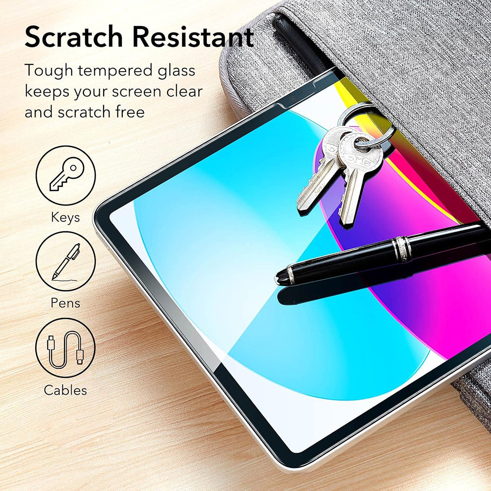 Film de protection d'écran ESR pour Apple iPad (2025) / (2022), Verre Trempé, Full Glue, Lot de 2 pièces