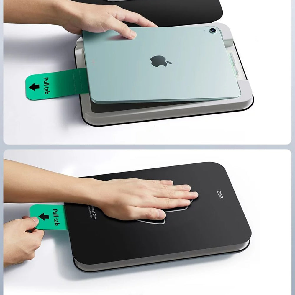 Film de protection d'écran ESR UltraFit pour Apple iPad Air 13 (2026) / Pro 13 (2025), Verre trempé, Collage complet, Lot de 2 pièces