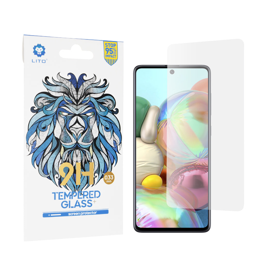 Pellicola Protettiva Schermo Lito Classic per Samsung Galaxy M51 M515 / A71 5G A716 / Note10 Lite N770 / A71 A715, Vetro Temperato, Full Glue, 2.5D