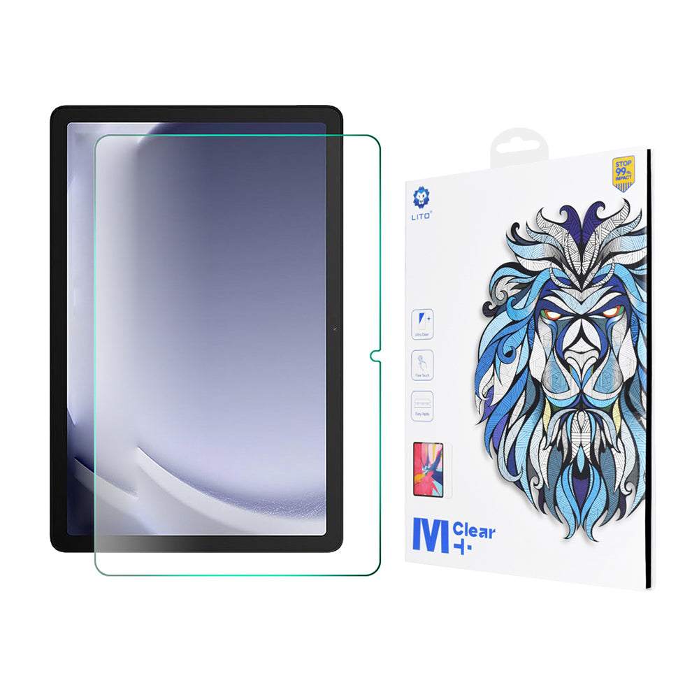 Pellicola protettiva per schermo Lito Classic per Samsung Galaxy Tab A11+ / Tab A9+, Vetro temperato, Full Glue, 2.5D