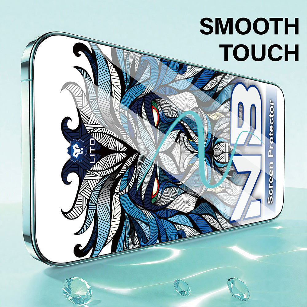 Film de protection Écran Lito NB pour Apple iPhone 17 Air, Verre Trempé, Full Glue, Noir
