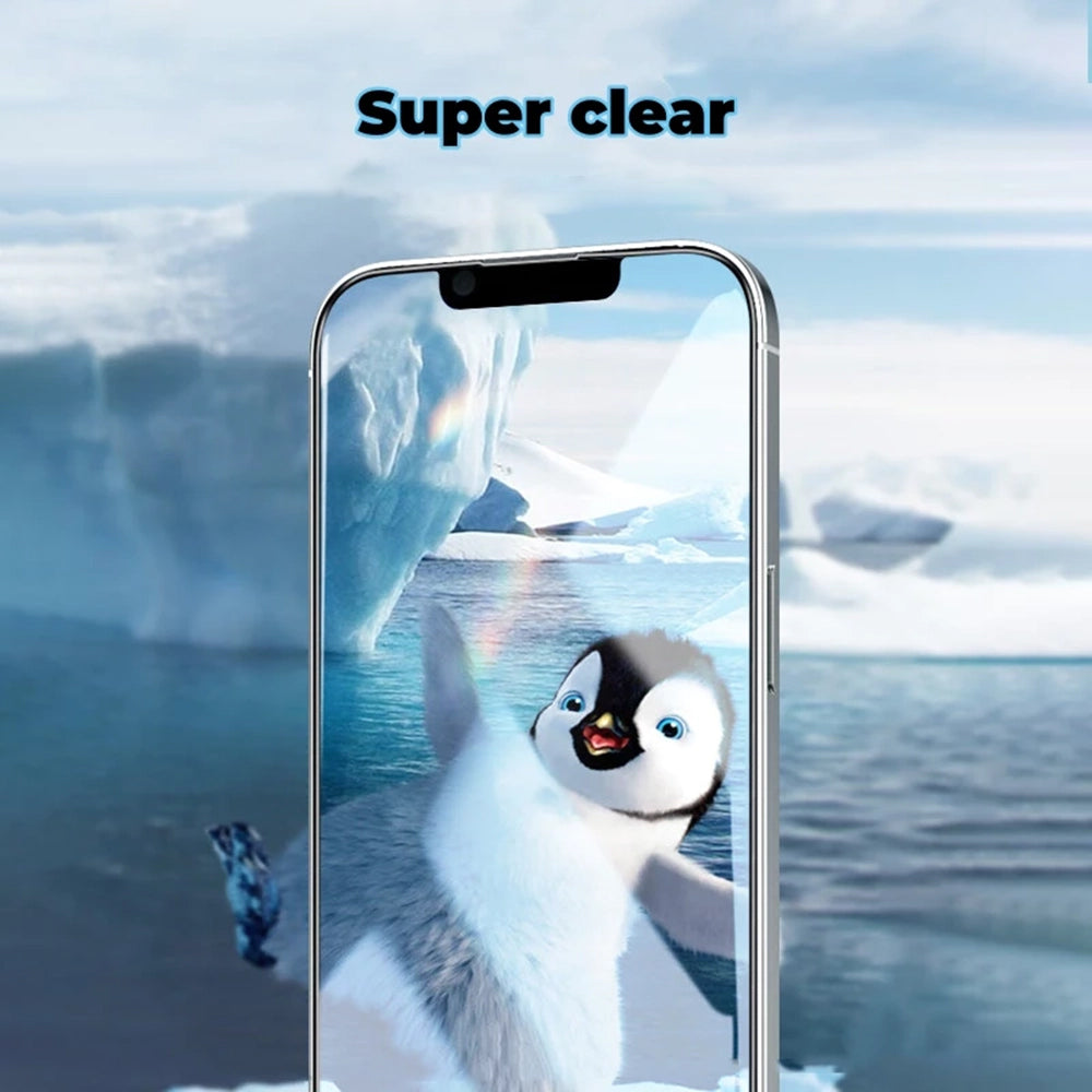 Schutzfolie Mattes Display Anank 5X Verstärkt für Apple iPhone 17 Air, Gehärtetes Glas, Vollverklebung, 2.5D, Schwarz