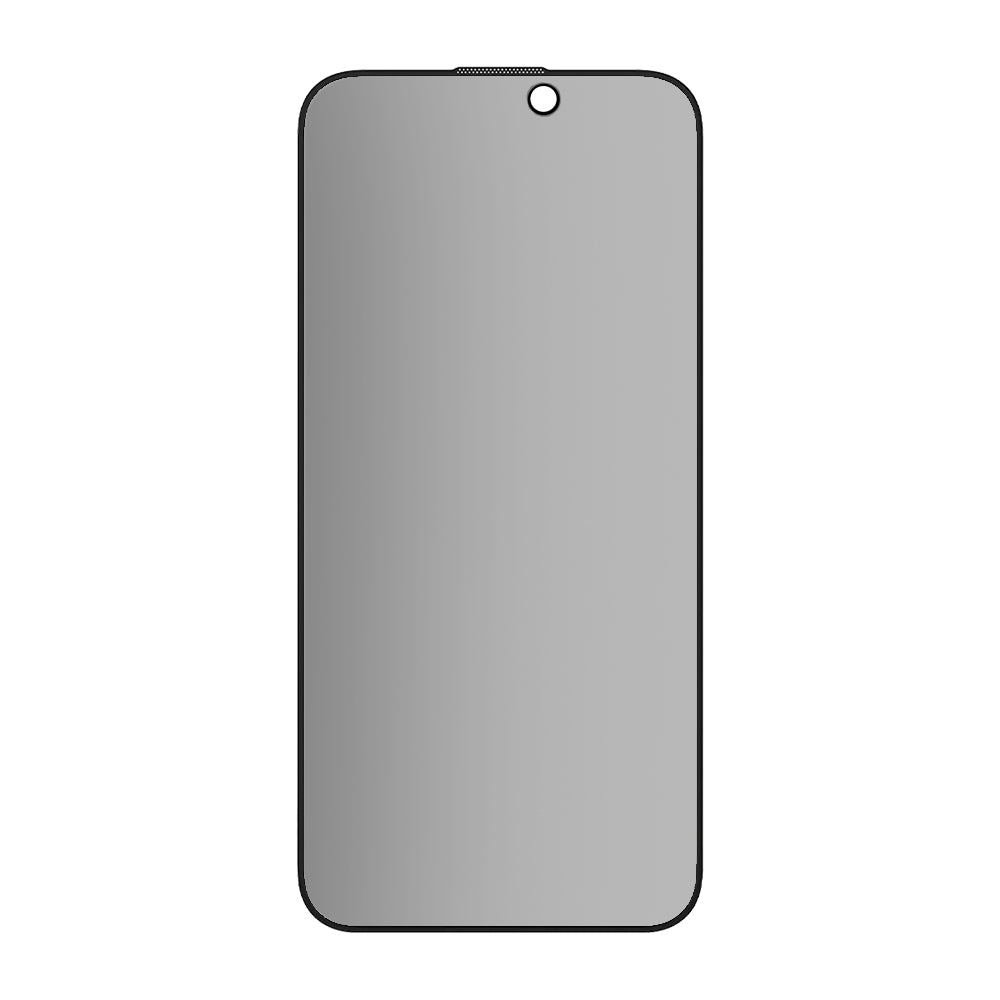Pellicola protettiva per schermo Matte Privacy Blueo Anti-Peep per Apple iPhone 16 Plus / 15 Plus, Vetro Temperato, Full Glue