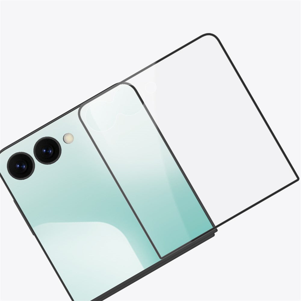 Pellicola protettiva per schermo esterno Nillkin CP+ Pro per Samsung Galaxy Z Flip8 F776 / Z Flip7 F766, vetro temperato, adesivo completo, nero