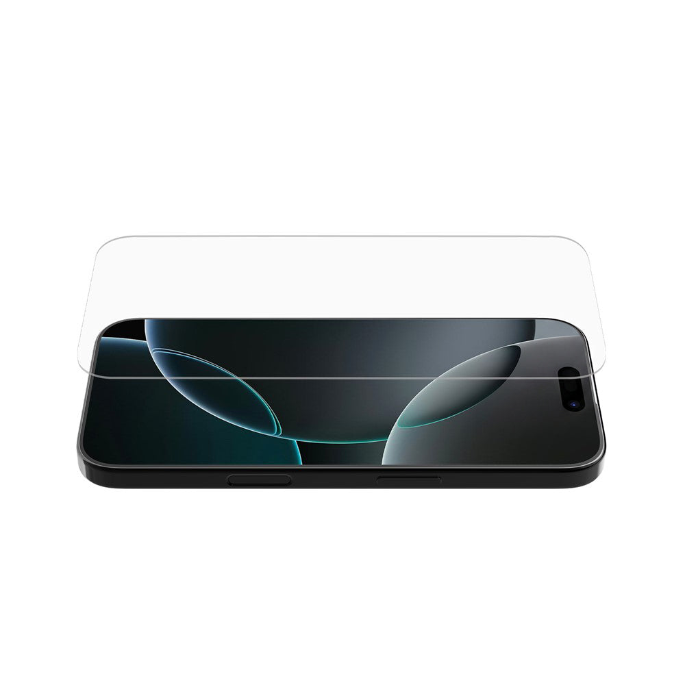 Film de protection d'écran Nillkin H+ Pro avec applicateur pour Apple iPhone 16, Verre trempé, Collage intégral