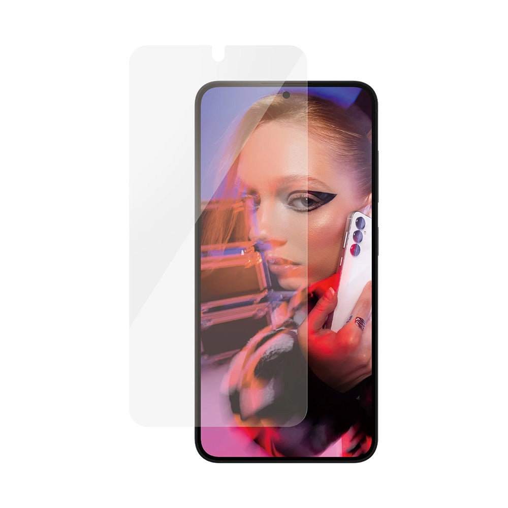 Film de protection d'écran PanzerGlass Safe. Ultra-Wide Fit EasyAligner pour Samsung Galaxy S24 S921, Verre Trempé, Full Glue