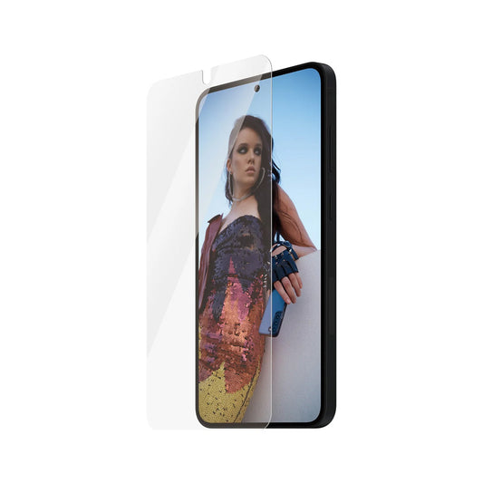 Pellicola Protettiva Schermo PanzerGlass Safe. Ultra-Wide Fit EasyAligner per Samsung Galaxy S25+ S936 / S24+ S926, Vetro Temperato, Full Glue