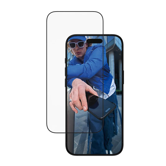 Pellicola protettiva Schermo PanzerGlass Ultra-Wide Fit EasyAligner per Apple iPhone 17 Air, Vetro Temperato, Full Glue, Nera