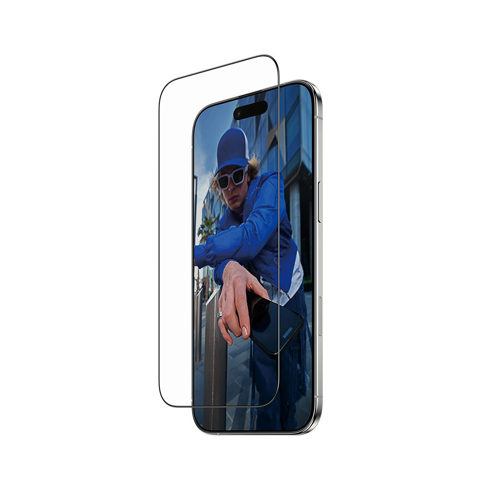 Schutzfolie PanzerGlass Ultra-Wide Fit Fastfit für Apple iPhone 17 Air, gehärtetes Glas, Full Glue, Schwarz