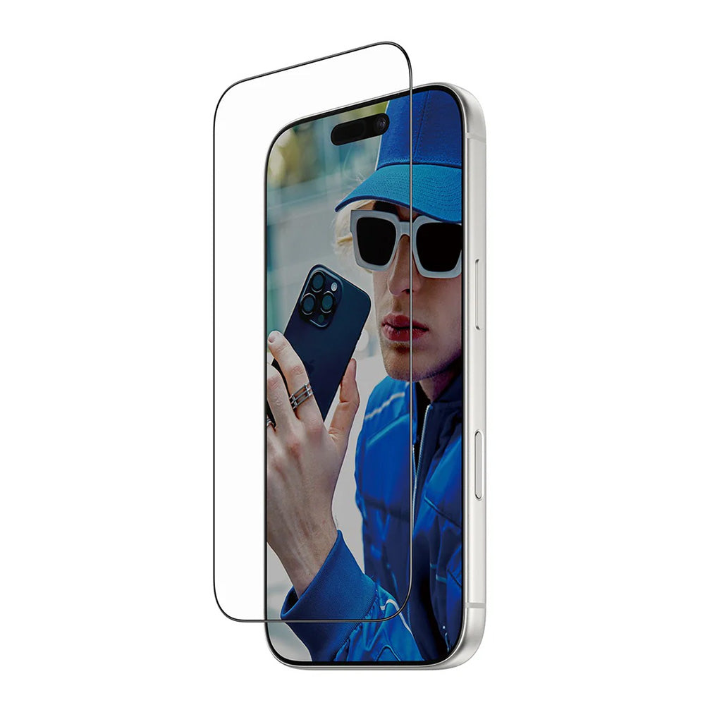 Pellicola Protettiva Schermo PanzerGlass Ultra-Wide Fit Fastfit per Apple iPhone 17 Pro, Vetro Temperato, Full Glue, Nera