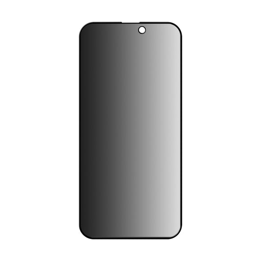 Pellicola Protettiva Schermo Privacy Anank 5X Rinforzata 180 per Apple iPhone 17 Pro, Vetro Temperato, Full Glue, 2.5D