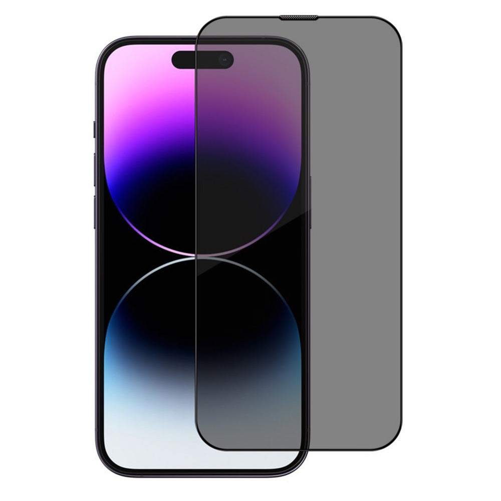 Film de protection Écran Privacy Blueo Sapphire Applicator Pro pour Apple iPhone 17 Pro Max / 16 Pro Max, Verre Trempé, Full Glue