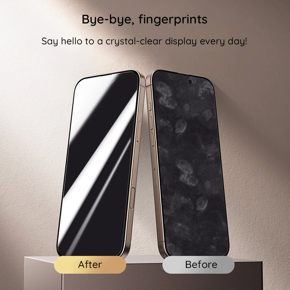Schutzfolie Privacy Guess für Apple iPhone 16 Pro Max, Gehärtetes Glas, Vollverklebung, 2.5D