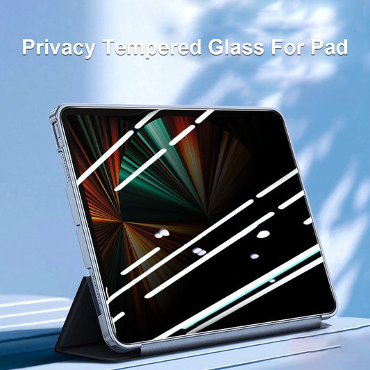 Pellicola protettiva per schermo Privacy Lito Classic per Apple iPad Pro 11 (2024), Vetro temperato, Full Glue, 2.5D